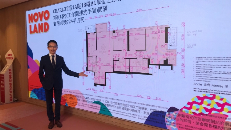 【港樓】NOVO LAND開放3房新示位