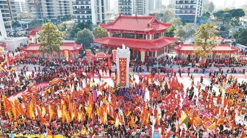 廈門同安區非遺祈福鬧新春