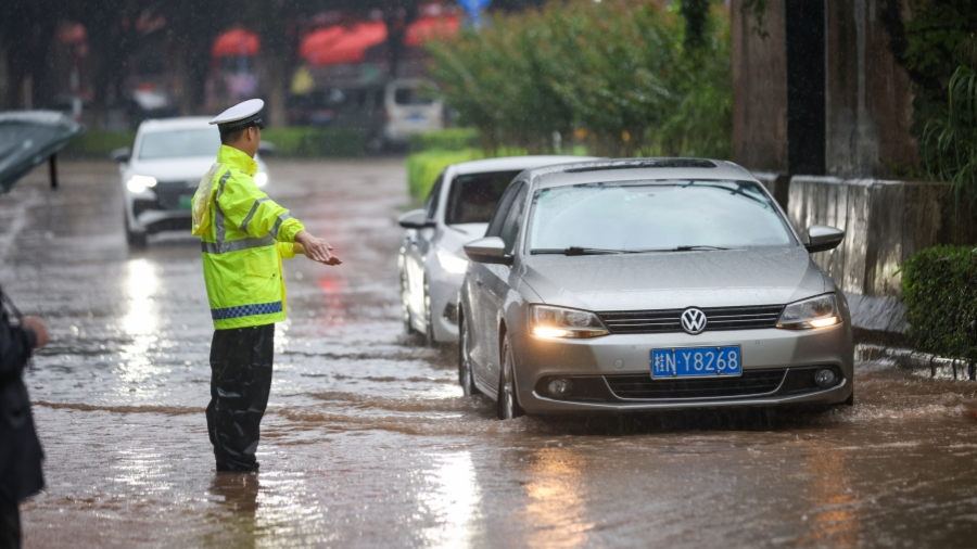 廣西賀州暴雨橙色預警信號提升為紅色