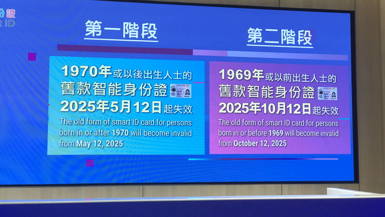 2018年11月26日前發(fā)出的舊款智能身份證將於2025年分兩階段失效