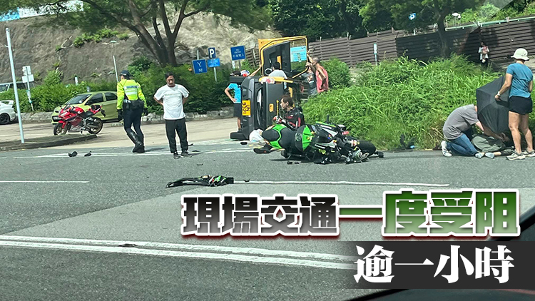 大埔道兩車相撞 5人受傷送院