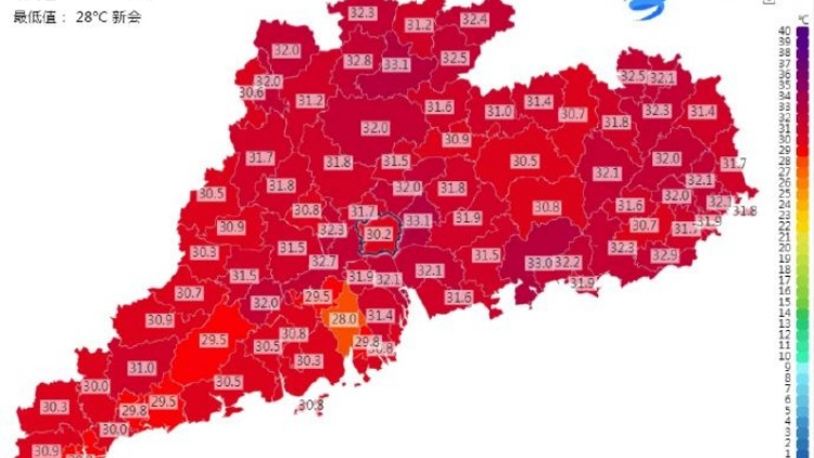 颱風「派比安」登陸海南並繼續移入北部灣 廣東風雨減弱重回炎熱天氣